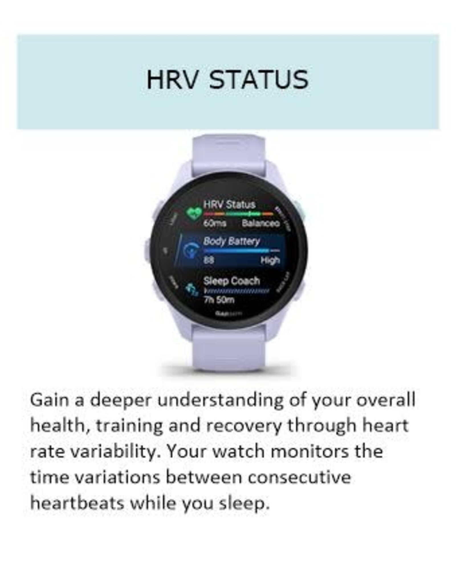 Garmin Forerunner® 70, Cool Lavender
