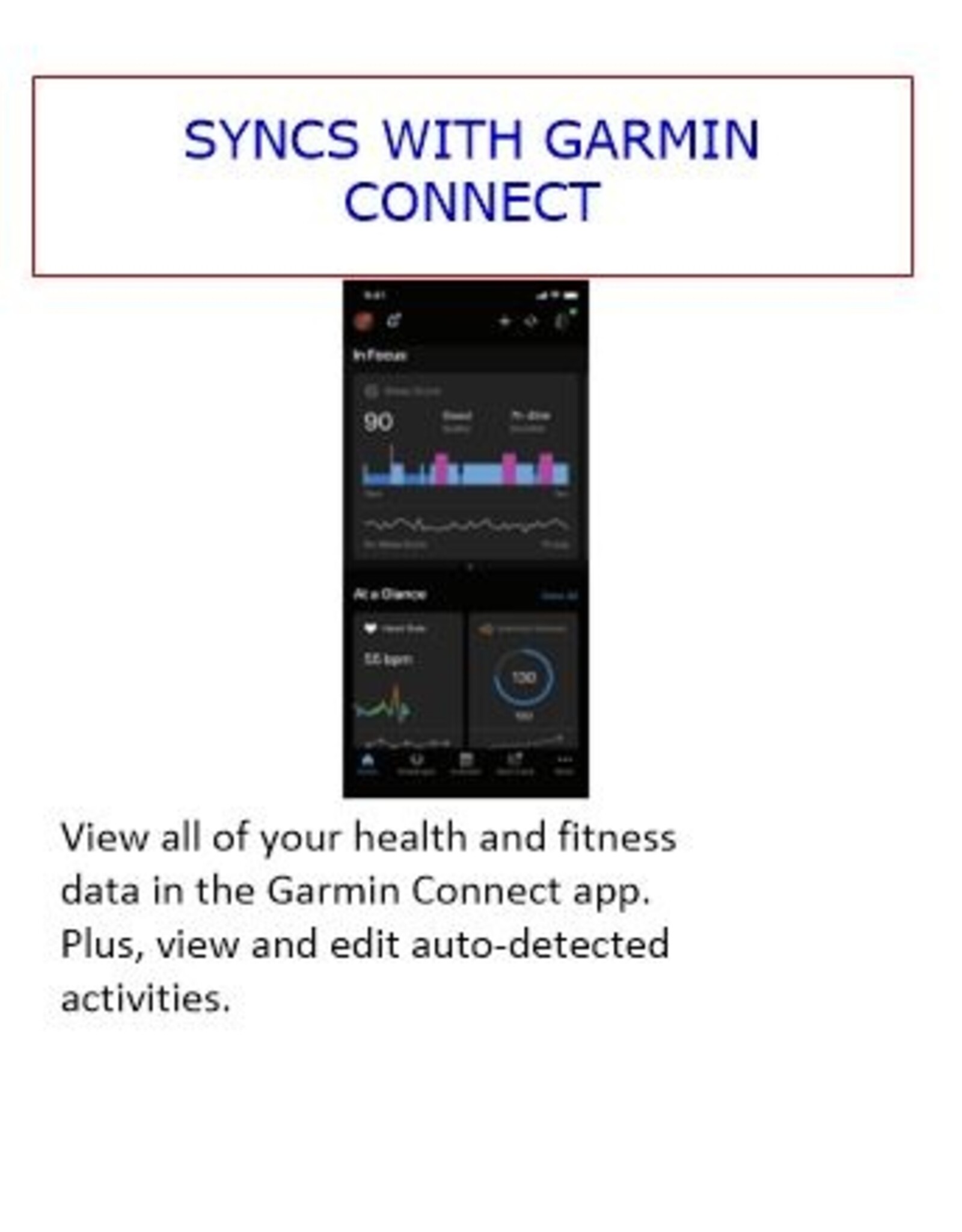 Garmin CIRQA™ L-XL Smart Band - Black