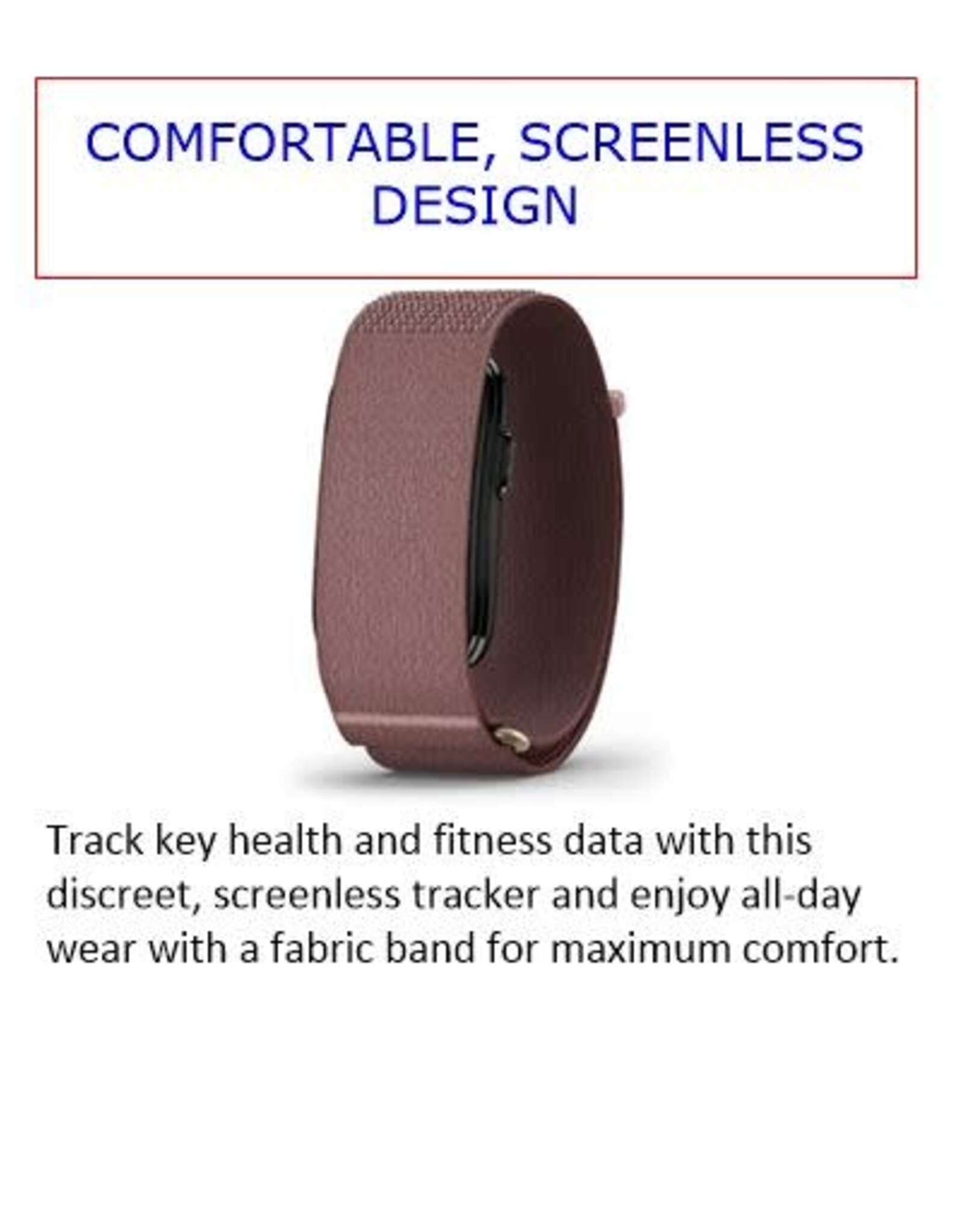 Garmin CIRQA™ L-XL Smart Band - Mauve