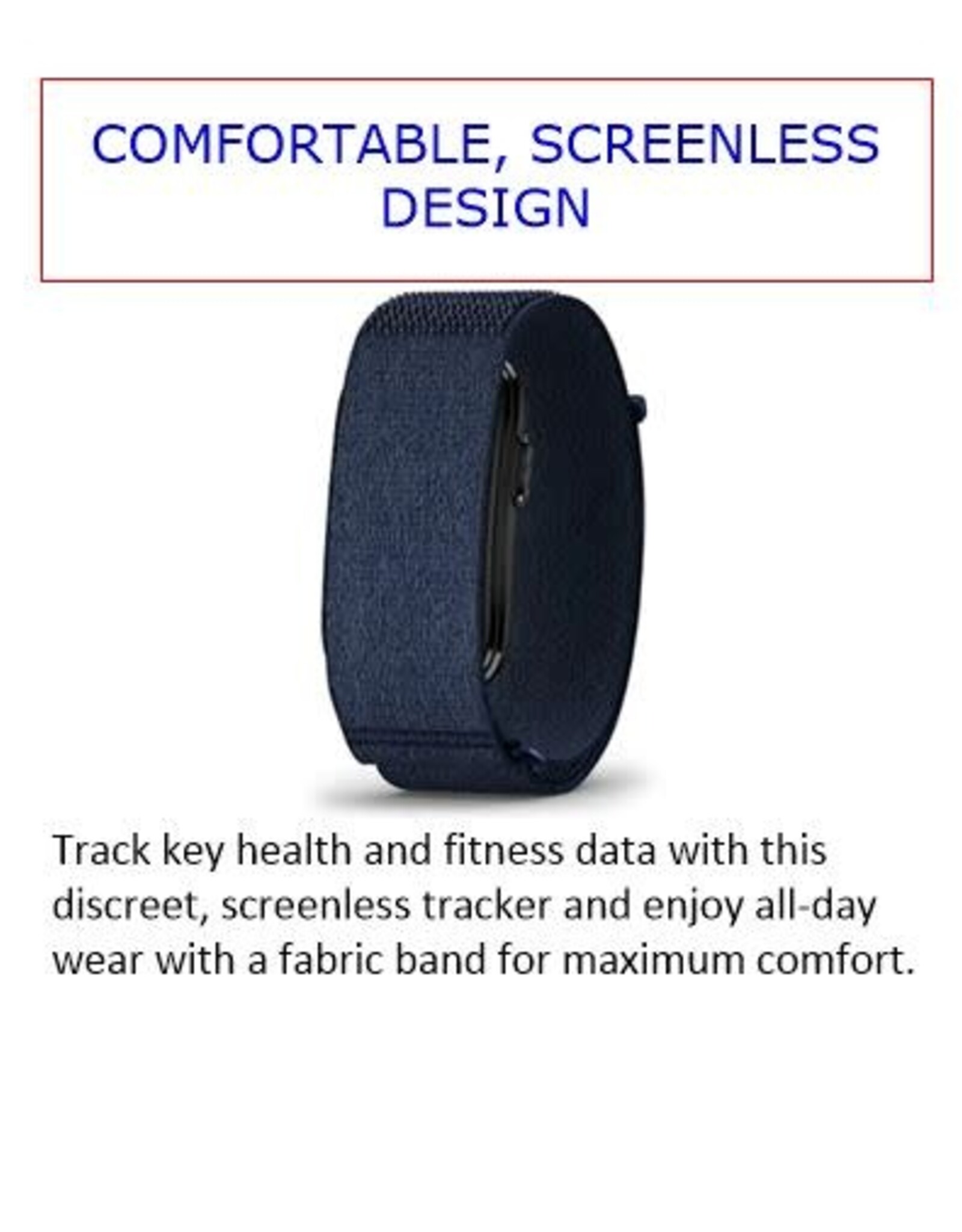 Garmin CIRQA™ S-M Smart Band - Captain Blue