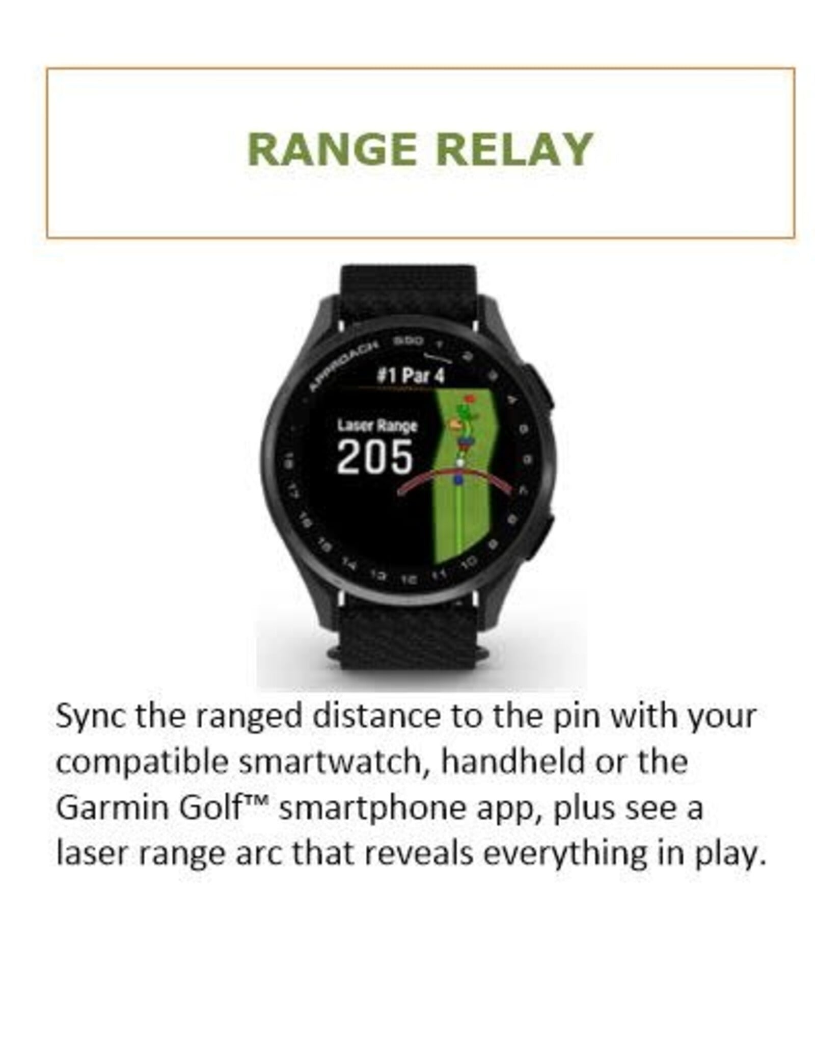Garmin Approach® Z10 Golf Laser Rangefinder