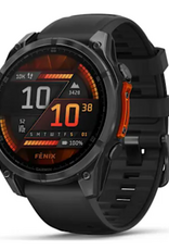 Garmin fēnix® 8 – 47 mm, AMOLED, Slate Gray with Black Silicone Band