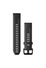 Garmin QuickFit  Silicone 20 mm Watch Band - Black
