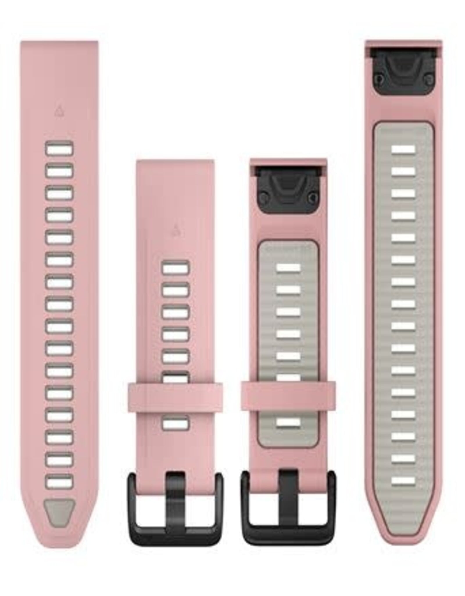 Garmin QuickFit Silicone 20 mm Watch Band Dust Rose/Fog Gray
