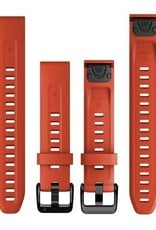 Garmin QuickFit Silicone 20 mm Watch Band - Flame Red