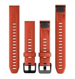 Garmin QuickFit Silicone 20 mm - Flame Red