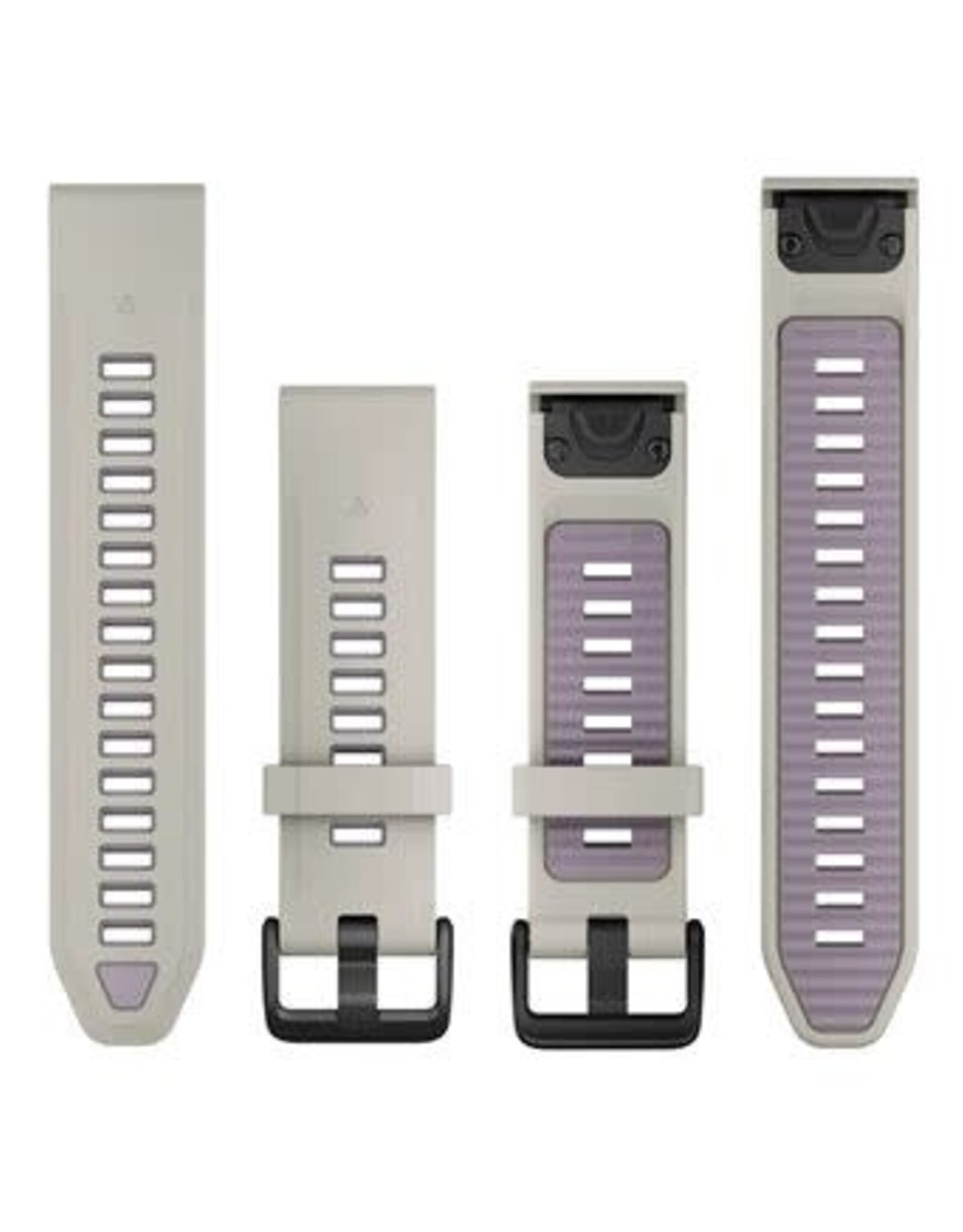 Garmin QuickFit Silicone 20 mm Watch Band - Fog Gray/Lavender