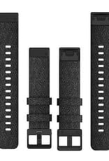 Garmin QuickFit Nylon 20 mm Watch Band - Heathered Black with Black Hardware