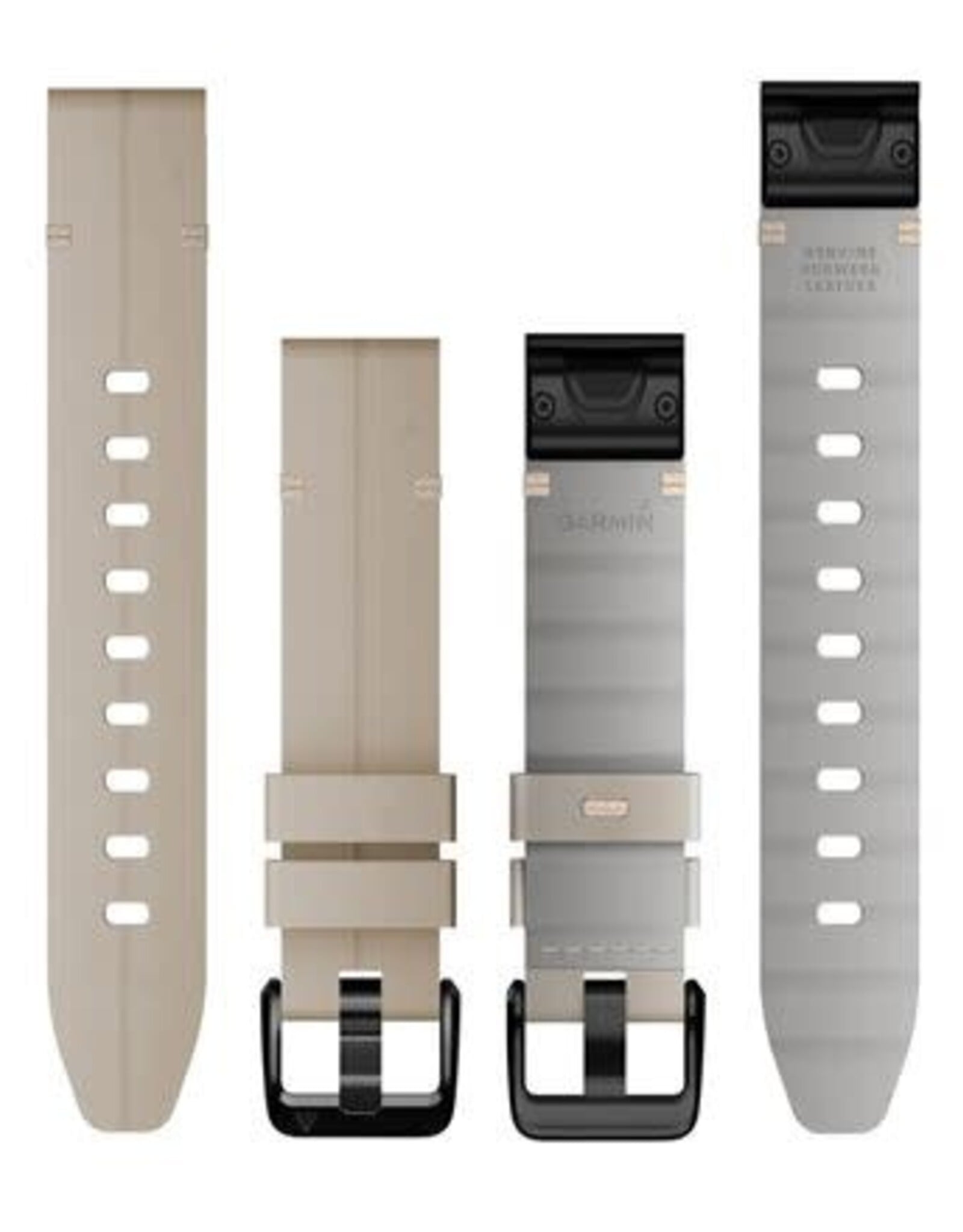 Garmin QuickFit Leather 20 mm Watch Band - Limestone