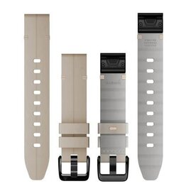 Garmin QuickFit Leather 20 mm Watch Band - Limestone