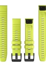 Garmin QuickFit Silicone 22 mm Watch Band - Amp Yellow