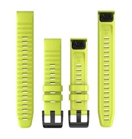 Garmin QuickFit Silicone 22 mm Watch Band - Amp Yellow