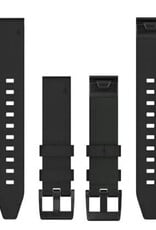 Garmin QuickFit Leather 22 mm Watch Band - Black