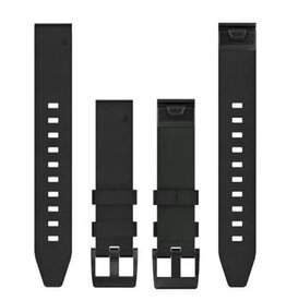 Garmin QuickFit Leather 22 mm Watch Band - Black