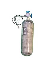 Air Marksman 74 Cubic Foot - 4500 psi airgun refill tank with fill valve - hose - female foster QD