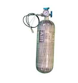 Air Marksman 74 Cubic Foot - 4500 psi airgun refill tank with fill valve - hose - female foster QD