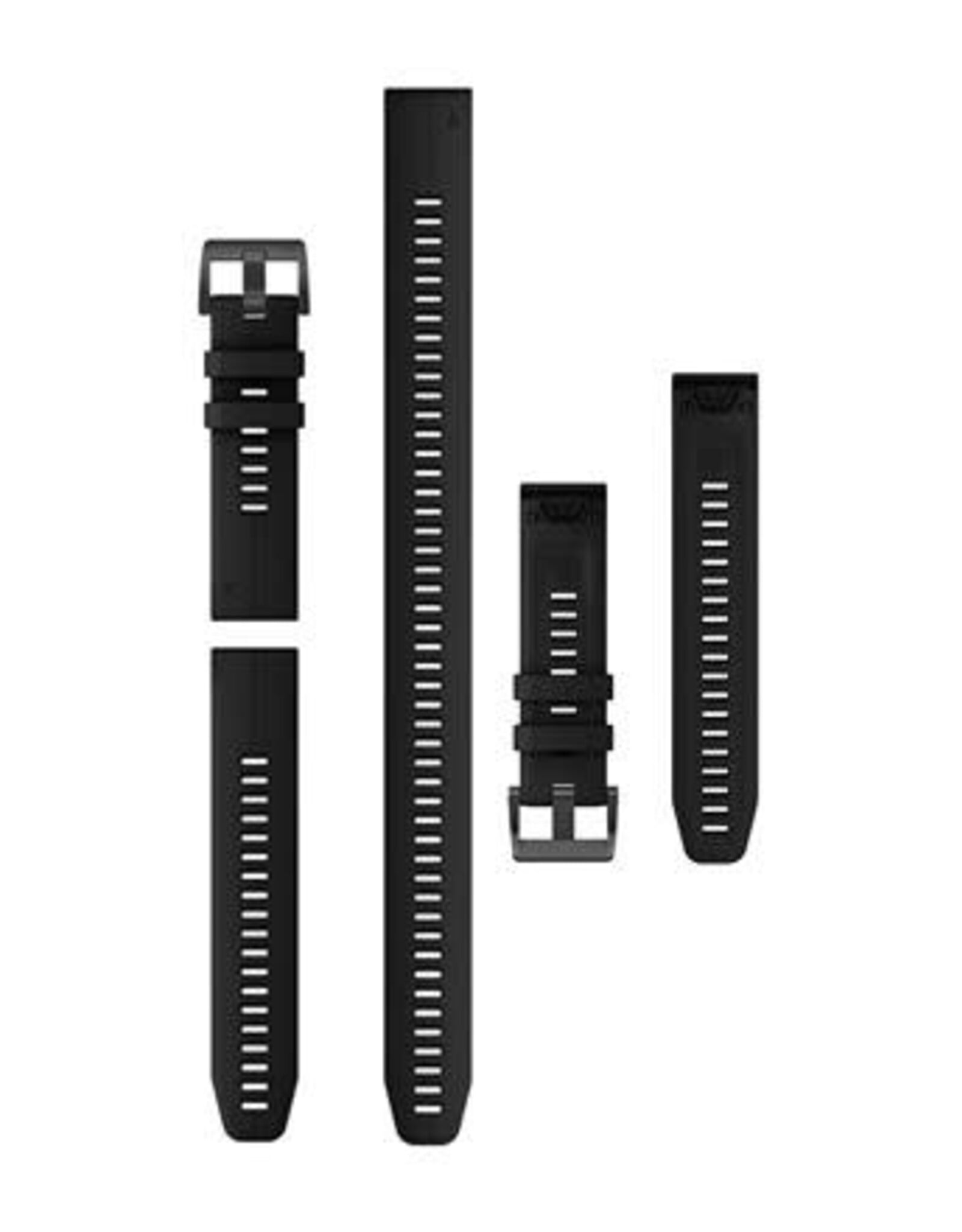 Garmin QuickFit Silicone 22 mm Watch Band - Black (3-piece Dive Set)