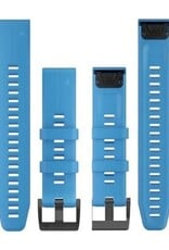 Garmin QuickFit Silicone 22 mm Watch Band - Cyan Blue