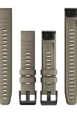 Garmin QuickFit Silicone 22 mm Watch Band - Dark Sandstone