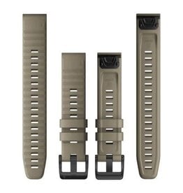 Garmin QuickFit Silicone 22 mm Watch Band - Dark Sandstone