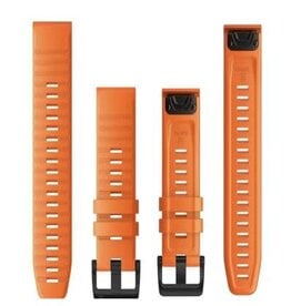 Garmin QuickFit Silicone 22 mm Watch Band - Ember Orange