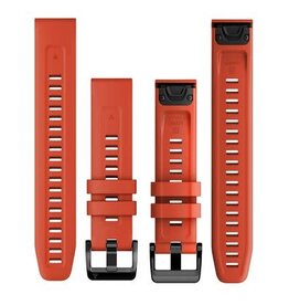 Garmin QuickFit Silicone 22 mm Watch Band - Flame Red