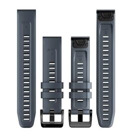 Garmin QuickFit Silicone 22 mm Watch Band - Granite Blue