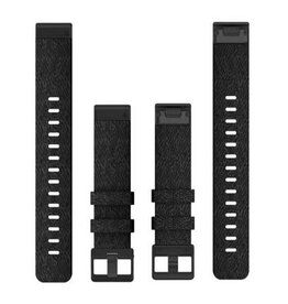 Garmin QuickFit Nylon 22 mm Watch Band - Heathered Black