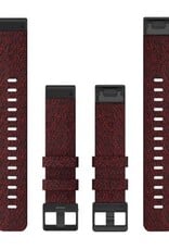 Garmin QuickFit Nylon 22 mm Watch Band - Heathered Red