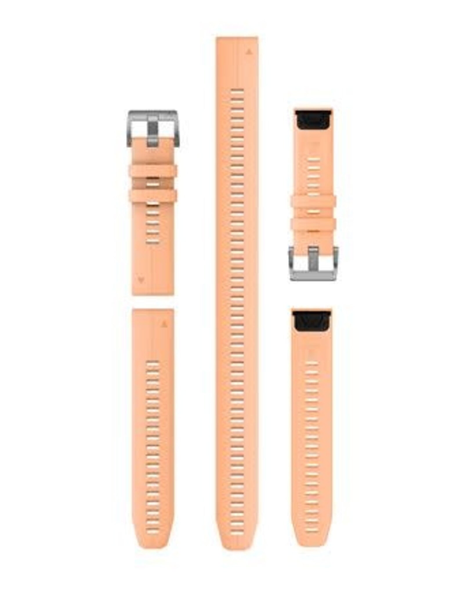 Garmin QuickFit Silicone 22 mm Watch Band - Shell Pink (3-piece Dive Set)