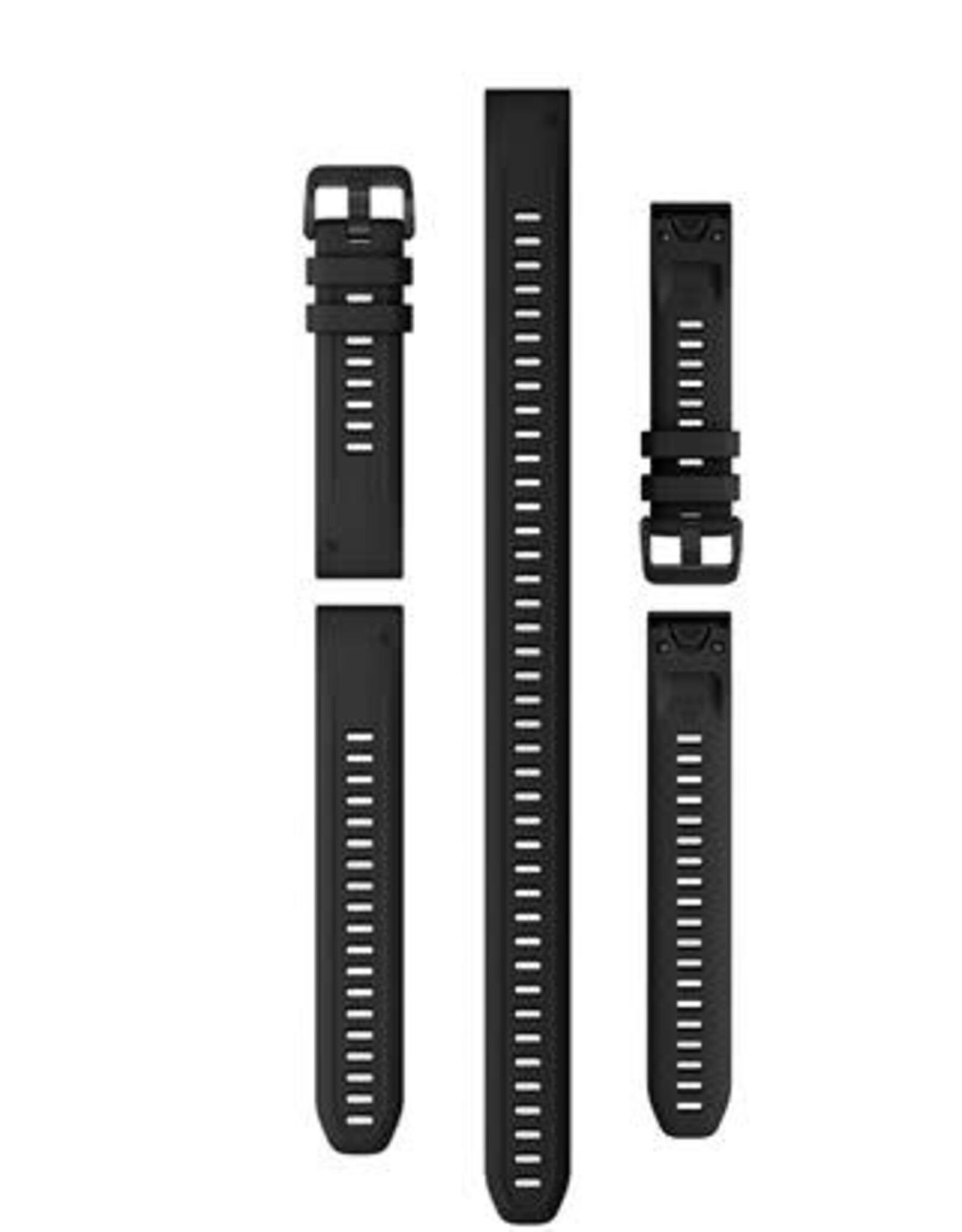 Garmin QuickFit Silicone 20 mm Watch Band -  Black (3-piece Dive Set)