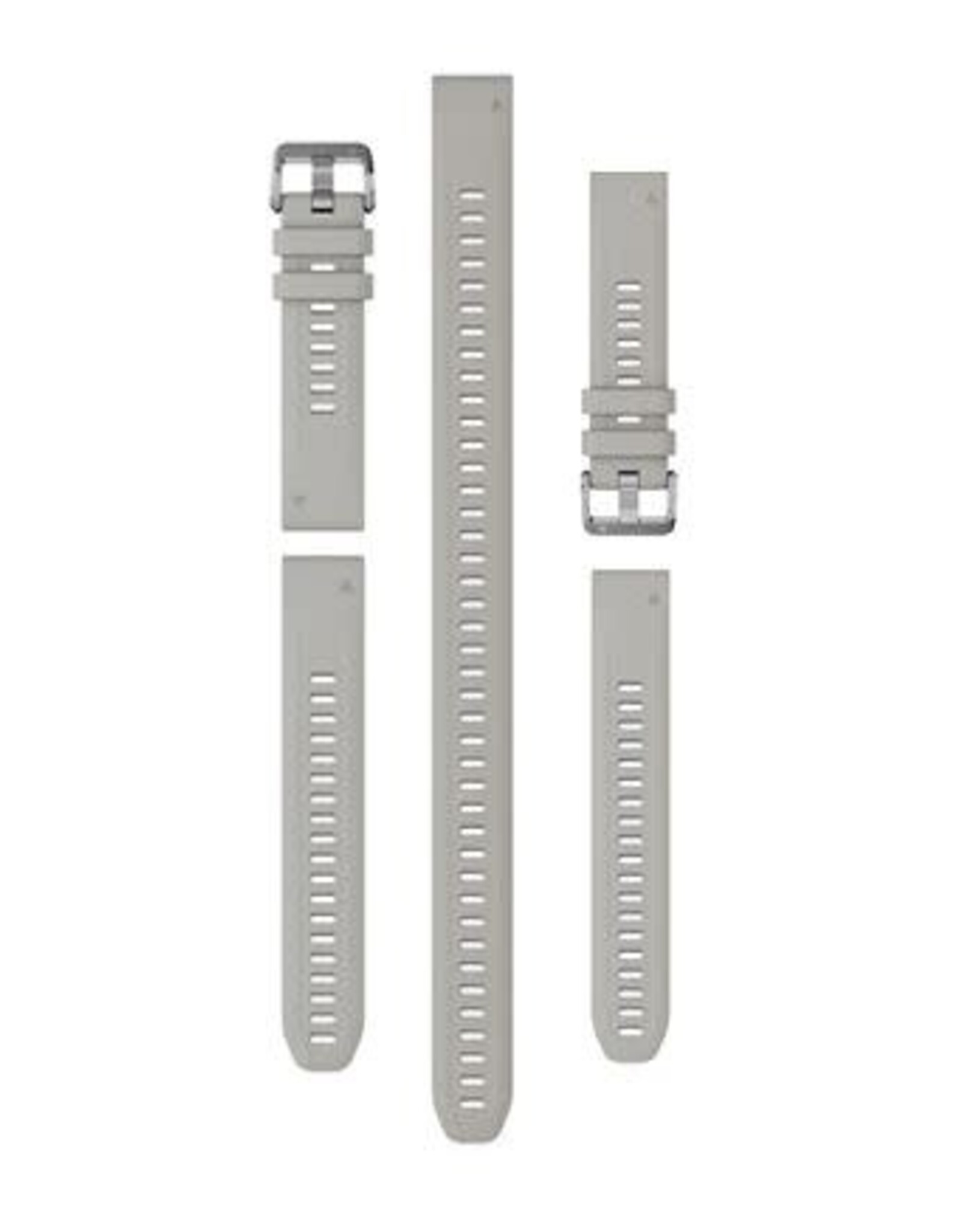 Garmin QuickFit Silicone 20 mm Watch Band - Fog Gray (3-piece Dive Set)