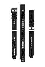 Garmin QuickFit Silicone 22 mm Watch Band - Black (3-piece Dive Set)