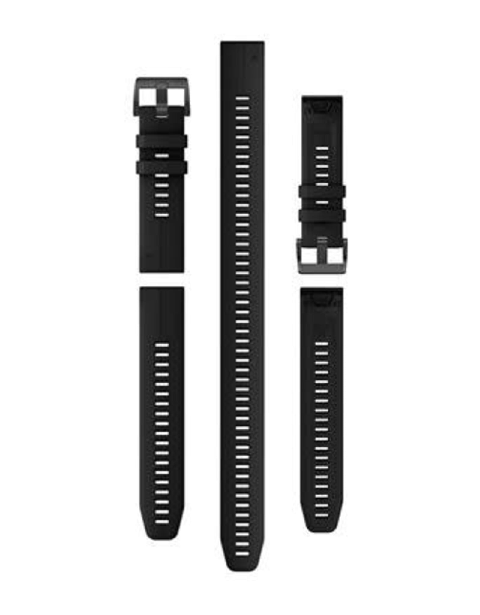 Garmin QuickFit Silicone 22 mm Watch Band - Black (3-piece Dive Set)