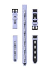 Garmin QuickFit Silicone 22mm Watch Band - Blueberry (3-Piece Dive Set)