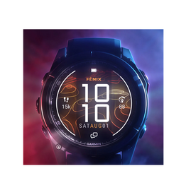Garmin fēnix® 8 Pro – 51 mm, MicroLED, Sapphire, Carbon Gray DLC Titanium with Black/Pebble Gray Silicone Band