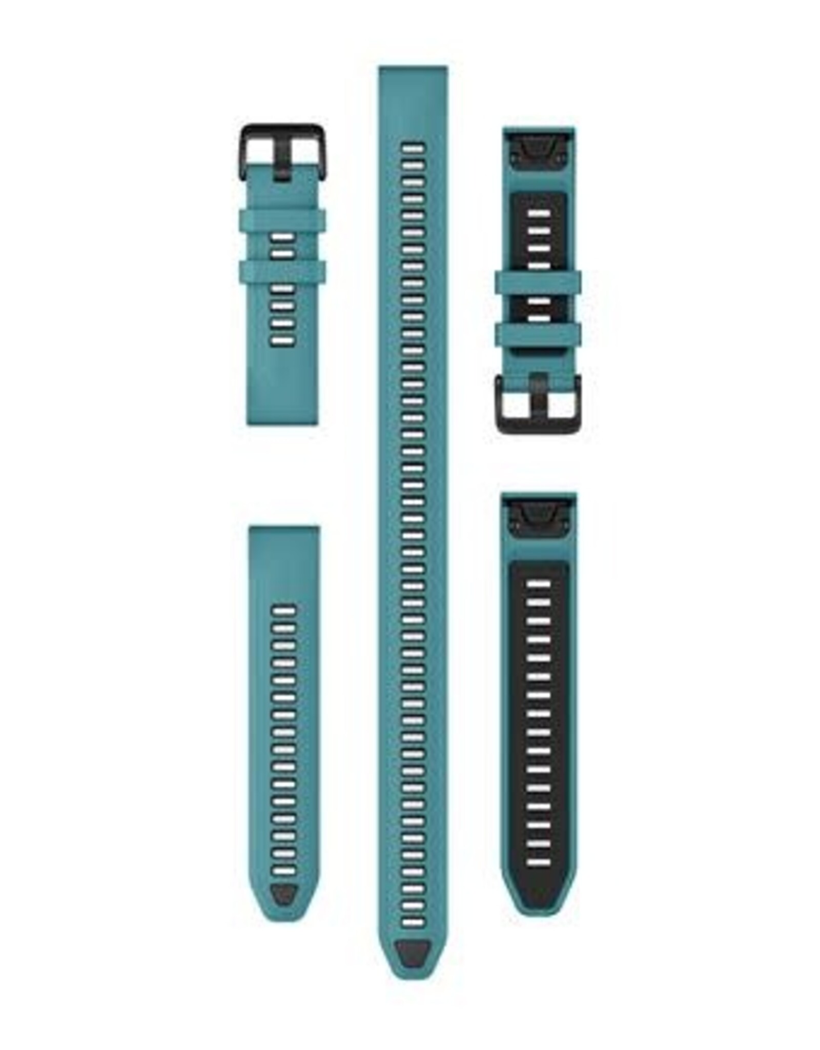 Garmin QuickFit Silicone 20 Watch Band - Turquoise (3-piece Dive Set)