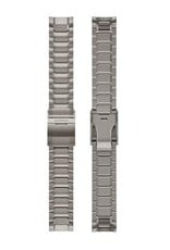 Garmin QuickFit Titanium 22 Watch Strap - Hardened Swept-Link