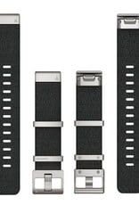 Garmin QuickFit Nylon 22 mm Watch Band - Black Jacquard-Weave