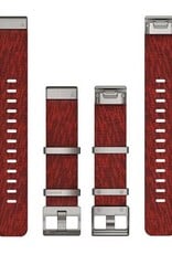 Garmin QuickFit Nylon 22 mm Watch Band – Red Jacquard-Weave