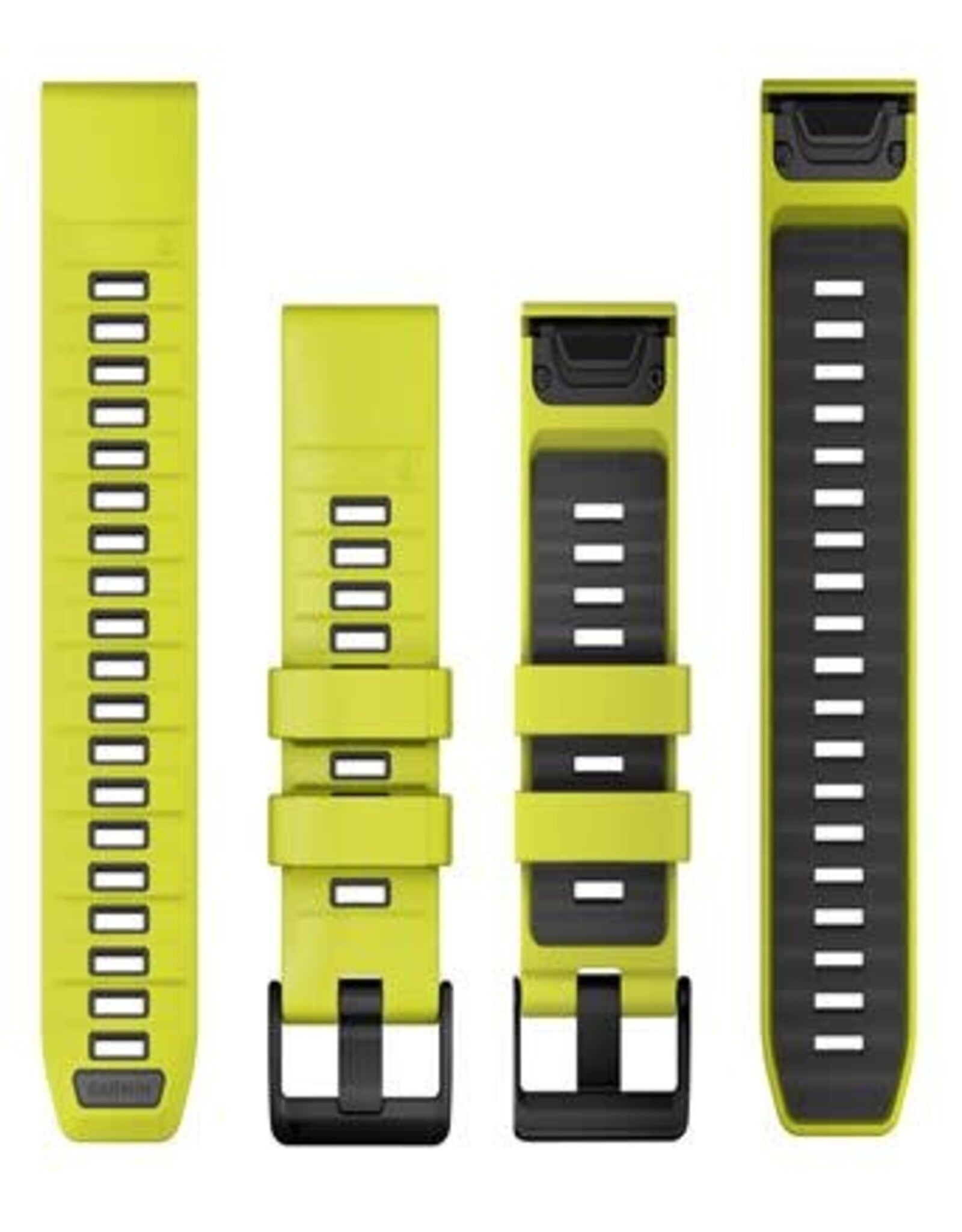 Garmin QuickFit Silicone Amp 26mm Watch Band - Yellow/Graphite