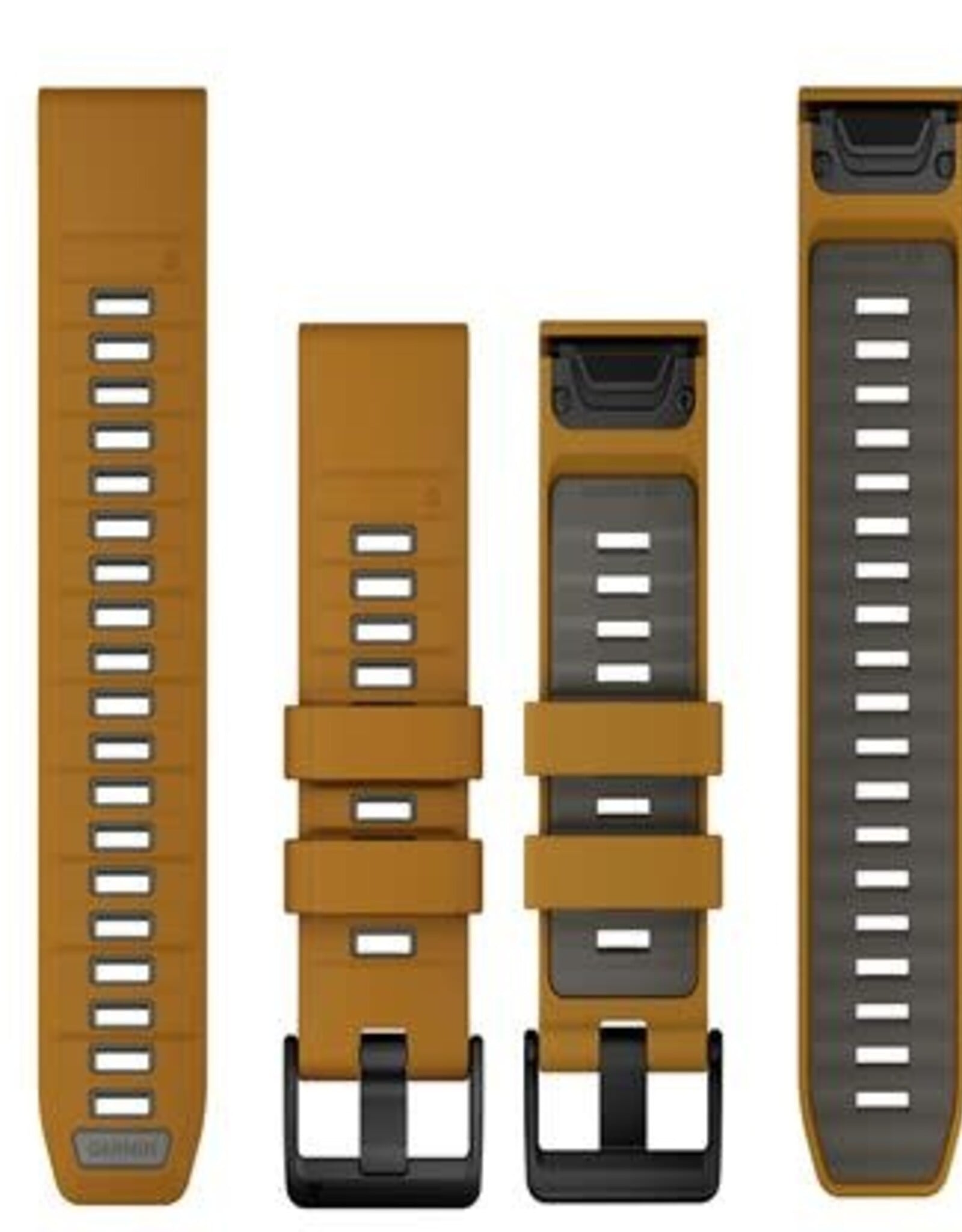 Garmin QuickFit Silicone 26mm Watch Band - Autumn/Pebble Gray
