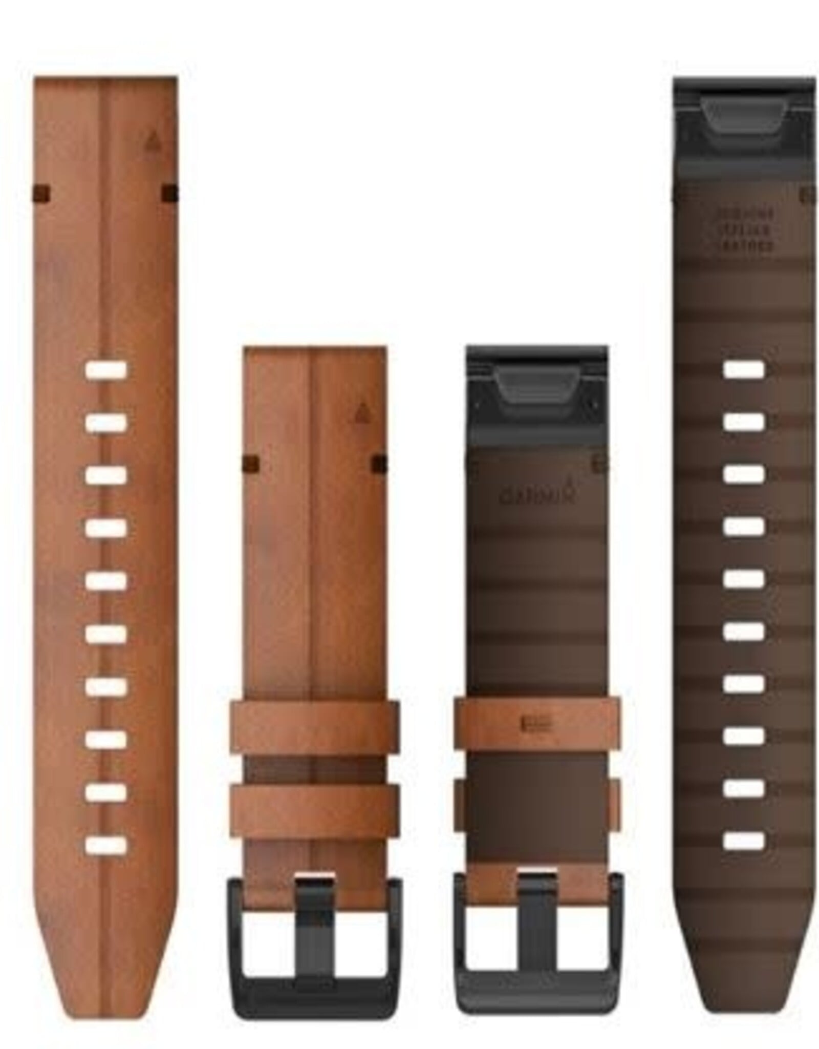 Garmin QuickFit Leather 26mm Watch Band - Chestnut