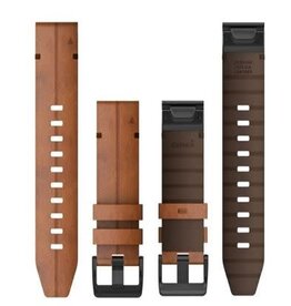 Garmin QuickFit Leather 26mm - Chestnut