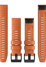 Garmin QuickFit Silicone 26mm Watch Band - Ember Orange