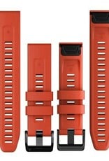Garmin QuickFit Silicone 26mm Watch Band - Flame Red