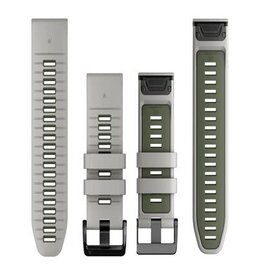 Garmin QuickFit Silicone 26mm - Fog Gray/Moss