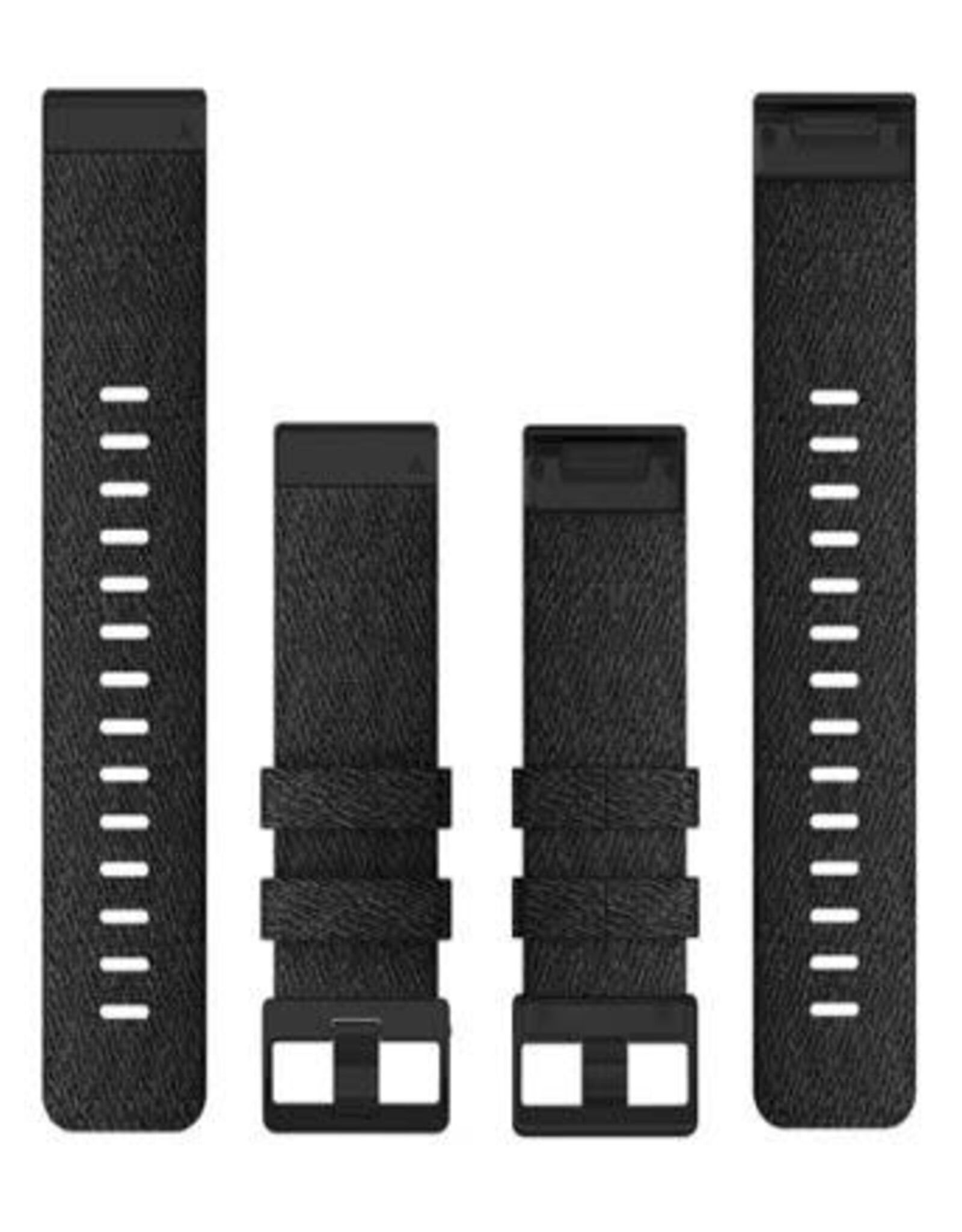 Garmin QuickFit Nylon 26mm Watch Band - Heathered Black