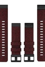 Garmin QuickFit Nylon 26mm Watch Band - Heathered Red