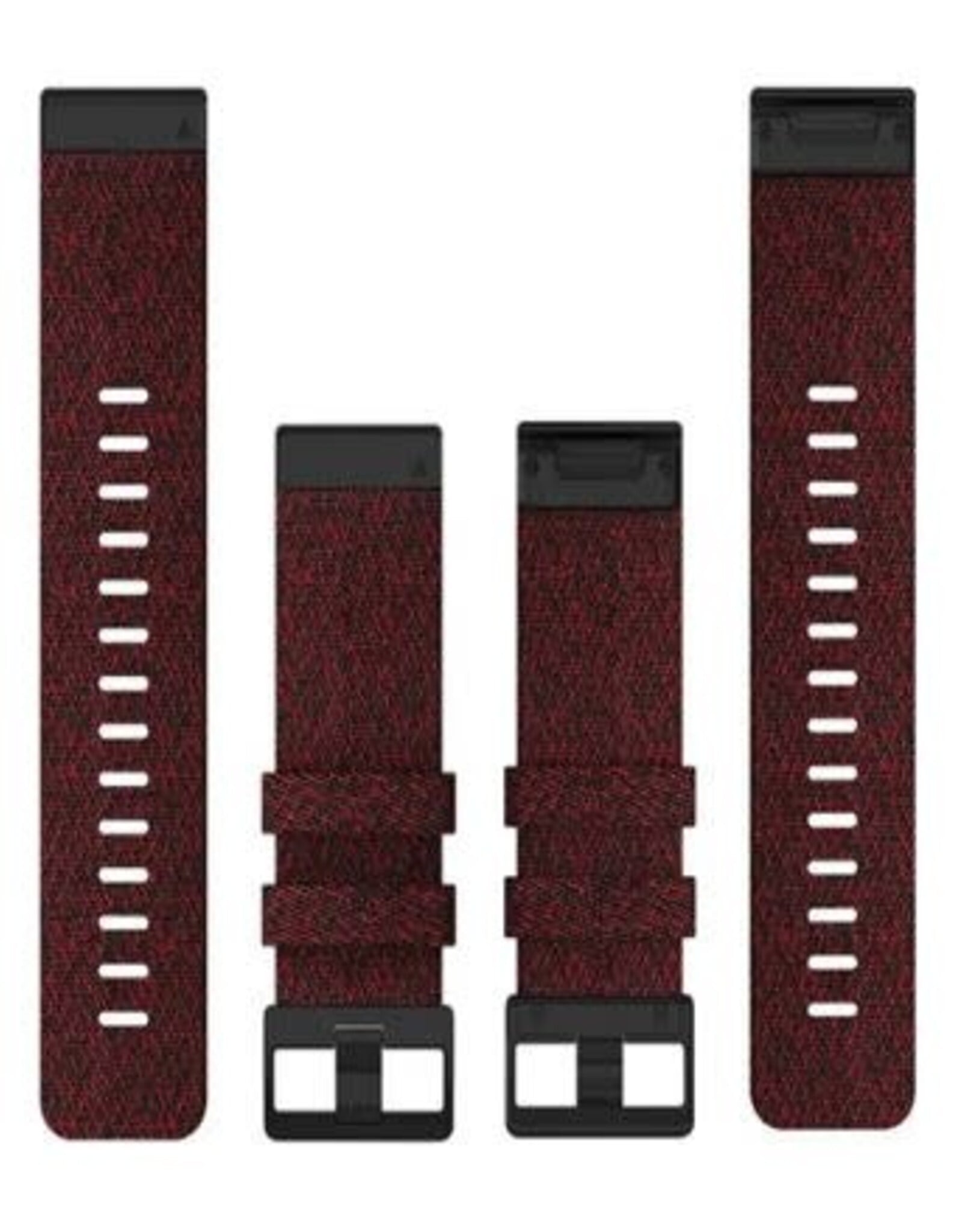Garmin QuickFit Nylon 26mm Watch Band - Heathered Red